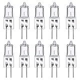 Comyan G4 Halogenlampen, 12V 20W Halogen Stiftsockellampe Warmweiß 2800K, G4 Kapselglühlampen...