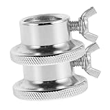 Alipis 2 Stück Dumbbell Schraubmuttern aus Stahl mit Doppel sicherheitsverschluss für rutschfeste...