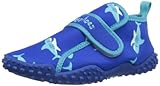 Playshoes Unisex Kinder Aquaschuhe Aqua-Schuhe Haie, Blau Haie, 26/27 EU