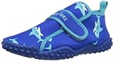 Playshoes Unisex Kinder Aquaschuhe Aqua-Schuhe Haie, Blau Haie, 26/27 EU