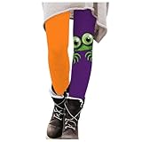 Generisch Halloween Leggings Damen mit Witzigen Augen Druck Elastische Leggings Grusel Motiv...