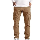 Herren-Arbeitshose, Cargohose, Combat, Walking, wasserdicht, Utility, Stretch-Passform, Cargohose...