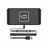 Hasaller USB Car Wireless Chargers 15W USB Car Wireless Chargers Fast Charging Pad Non-Slip...