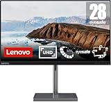 Lenovo L28u-35 71,12 cm (28 Zoll, 3840x2160, 4K UHD, 60Hz, WideView, 300nits, entspiegelt) Monitor...