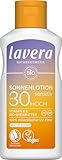 lavera Sonnenlotion Sensitiv LSF 30 - Sonnencreme ohne chemische UV-Filter - für sensible Haut -...