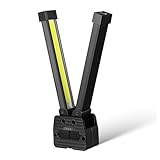 MAGICLULU Wiederaufladbare Cob LED Arbeitsleuchte mit Magnetbasis Faltbare Werkstattlampe aus...