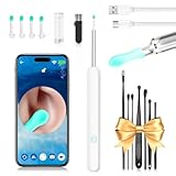 Robofun Ohrenschmalz Entferner Otoskop, Ohrenreiniger Mit Kamera, HD WiFi 360°-Weitwinkel...