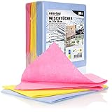 com-four® 30x Haushaltstücher - extrem saugfähige und strapazierbare Reinigungstücher aus...