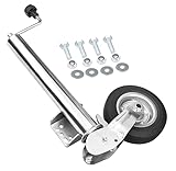 Anhänger Stützrad Automatik 60 mm klappbar | Stützlast 400 kg mit Montiersatz | Hochleistungs...