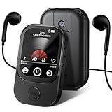RWSRW 64GB MP3 Player Bluetooth 5.4, Ultra Slim Musik-Player IPS Farbbildschirm, Mini Musik Player...