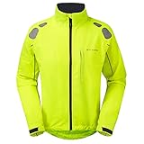 Ettore Wasserdichte Atmungsaktive Herren Fahrradjacke Hohe Sichtbarkeit Hi-Vis - Gelb - Night Eagle...