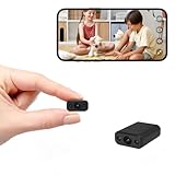 XNJ Mini Kamera, 4K HD WLAN Überwachungskamera mit Nachtsicht, Remote Viewing für Sicherheit mit...