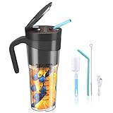 KACPLY Tragbarer persönlicher Mixer für Shakes und Smoothies, Mixer mit 6 Klingen,...