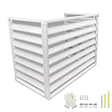 Wetterfestes AC-Einheiten-Gehäuse für den Außenbereich, robuster 3-Panel-Mülleimer für...