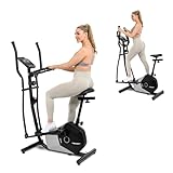 Christopeit Crosstrainer CT 6 – 2-in-1 Cross- & Heimtrainer, 7 kg Magnetbremse, 8...