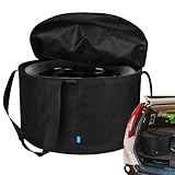 Firebowl Carry Bag – Aufbewahrung für den Außenbereich, moderner Firebowl-Transporter | Rundes...