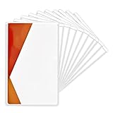 Schutzhüllen für Visitenkarten, 10 x PVC-Hülle für Transportkarten, wasserdichte Schutzhüllen...
