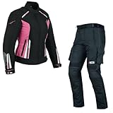 WMW WALI MOTO WEAR Damen Motorrad Textil Kombi Wasserdicht Damen Motorrad touring Kombi Motorrad...