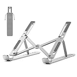 BoYata Laptop Ständer, 6 Stufen der Höhenverstellung Tragbarer Laptop Halter für Schreibtisch,...