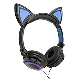 Bewinner Over-Ear-Kopfhörer, 3,5-mm-Kopfhörer mit Kabel, Faltbares Kinder-Cartoon-Headset mit...