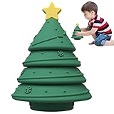 Sakamura Weihnachtsbaum-Stapelspielzeug | Weihnachtsbaum Stapelring Beißring Spielzeug,Weiches...