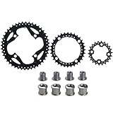 BODYA Rundes MTB Fahrrad Kurbelkettenblatt, Dreifach-Kettenblatt-Set 22/32/44t 104/64BCD