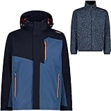 CMP - 3-in-1-Jacke für Herren, Schwarz Blau, 58