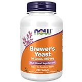 Now Foods, Brewer's Yeast (Brauereihefe), Saccharomyces cerevisiae, 650mg, 200 vegane Tabletten,...