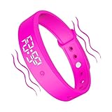 Vibrating Alarm Wristband, Silicone ABS Construction, 3-Alarm Daily Timer Watch, Medication Fitness...