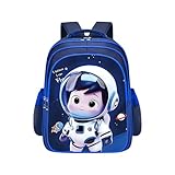 Reiserucksack für Damen, Leder, Astronauten Nachfrage, bedruckt, Schultasche, Jungen, Kinder,...