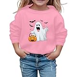 Sweatshirt Mädchen Mit Aufdruck Halloween-Sweatshirt für Mädchen, süßer Aufdruck, langärmelig,...