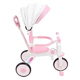 Fabater Baby-Dreirad, Kleinkind-Dreirad mit Verstellbarem Eltern-Schiebegriff, Abnehmbarer...