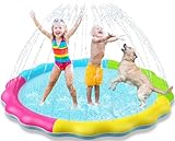 Tosekry Bunte Kinder Splash Pad mit Antirutschfunktion, Wasserspielzeug Kinder Outdoor Spielzeug,...