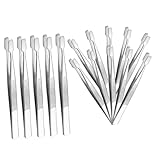 BAZEITFLOW 15 Stück Teiliges Pinzetten Flacher Kopf Multifunktional für Falsche Wimpern Schmuck...