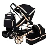 Kinderwagen for Neugeborene, 3-in-1-Kinderwagen, Kinderwagen, faltbarer Luxus-Kinderwagen mit...