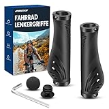 COICER Fahrradgriffe Rutschfester Lenkergriffe Fahrrad Ergonomisch MTB Griffe, Zwei Seiten Lock-On...