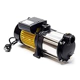 Wiltec Mehrstufige Kreiselpumpe 6000l/h 550W Förderhöhe 35m, Ansaughöhe 9m, 2850U/min,...