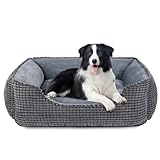 JOEJOY Hundebett Mittelgroße Hunde, Hundekorb Flauschig, Hundebett Waschbar, Plüsch Hundebetten,...