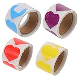 Healeved 400 Stück Selbstbräunungsaufkleber Herzförmig Kleiner Solarium Körper Aufkleber...