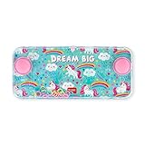 Legami - Mini-Wasserspiel mit Ringen, batteriebetrieben, tragbar, 15,2 x 7 cm, Einhornmotiv