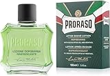 Proraso After Shave Lotion Refresh, 100 ml, Aftershave für Männer mit Eukalyptusöl & Menthol,...