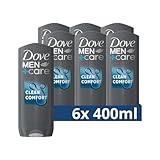 Dove Men+Care 3-in-1 Duschgel Clean Comfort Duschbad für Körper, Gesicht und Haar mit 24 Stunden...