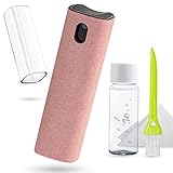 Bildschirmreiniger, 2-in-1 Sprüher und Wischer-Handyreiniger, mit transparenter Schutzhülle für...