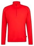 Ziener Herren JELANO-Z Skipullover, Midlayer, Funktions-Shirt | warm, elastisch, Recycled, red, 48