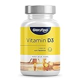 Vitamin D Sonnenvitamin - 400 Tabletten (13 Monate) - Laborgeprüfte 1000 IE Vitamin D3 pro Tablette...