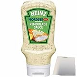 usy Bundle für Heinz Kopfstehende Flasche Remoulade Sauce (400ml Flasche) + usy Block