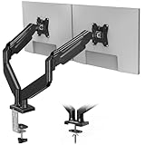 BONTEC Monitor Halterung 2 Monitore für 13-32 Zoll Bildschirme, Ergonomischer Gasfederarmständer...