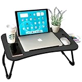 unycos - Betttablett Klappbar, Frühstückstablett mit Griff und Getränkehalter, Serviertisch,...