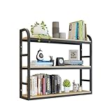 Stabiles, rustikales Schweberegal, vielseitige Holzaufbewahrung für Schlafzimmer, Badezimmer,...