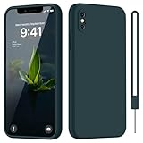 HGH für iPhone X/XS Hülle Silikon mit Lanyard, Handyhülle für iPhone X/XS Dünn Rundumschutz mit...